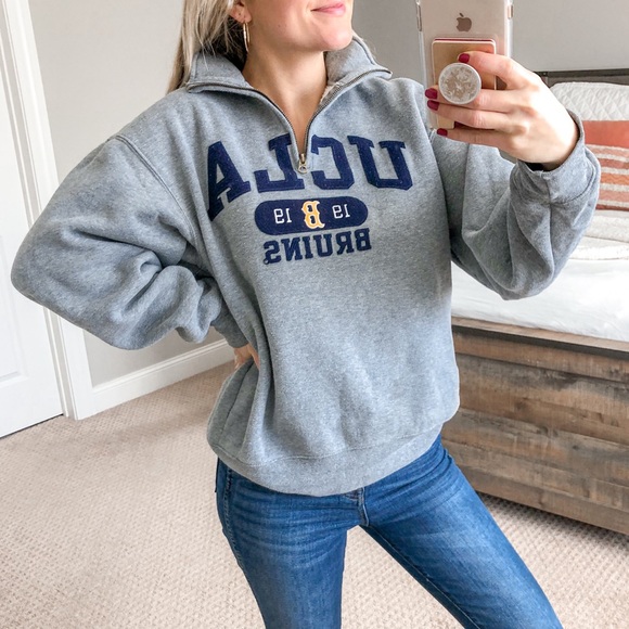 Ucla quarter zip sweatshirt Clearance